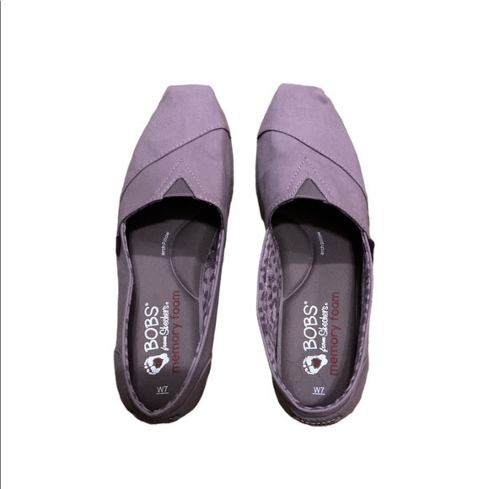 Bobs from Sketchers Women's Plush-Peace & Love Ballet Flat Lavender Size 7‎